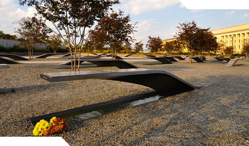 Pools at the Pentagon Memorial