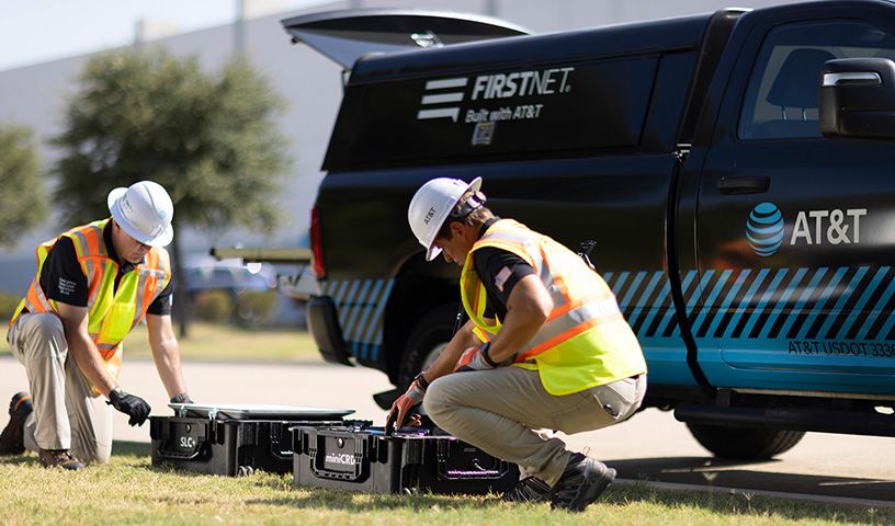 NDR team helping to set up FirstNet miniCRD for use in Alaska and Hawaii 